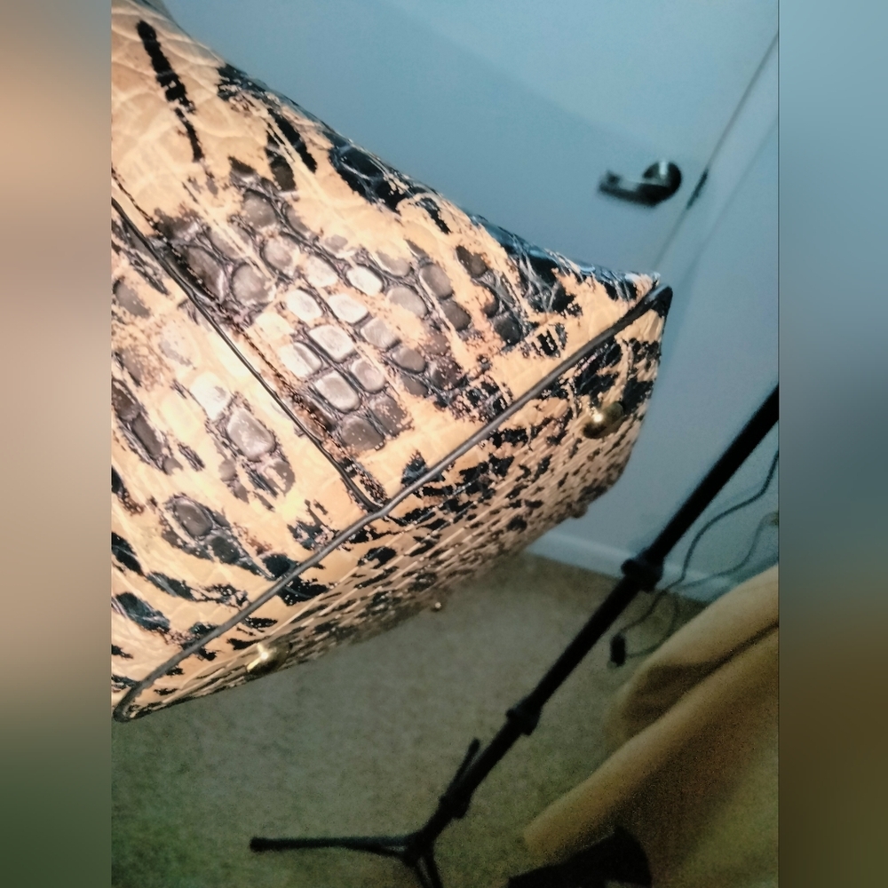 Cato Est. 1946 Mixed Animal Print Trapeze Design Shoulder Tote Bag - Picture 10 of 11